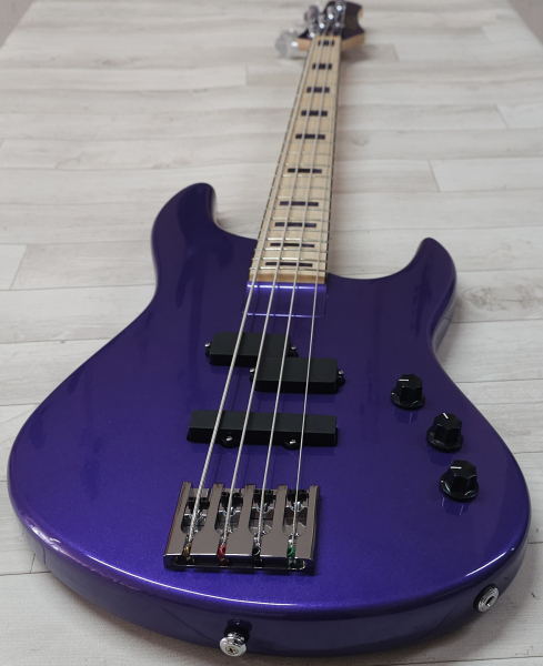 Spector Icon NC-4 Frank Bello, Metallic Purple, Signature