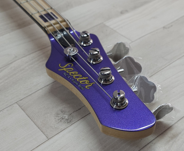 Spector Icon NC-4 Frank Bello, Metallic Purple, Signature