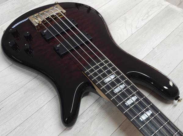 Preview: Spector Icon NS-5 Bolt-On, Black Cherry Gloss