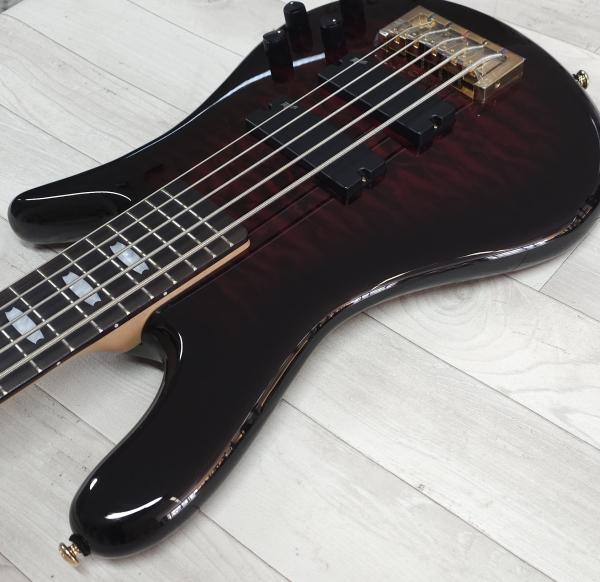 Preview: Spector Icon NS-5 Bolt-On, Black Cherry Gloss