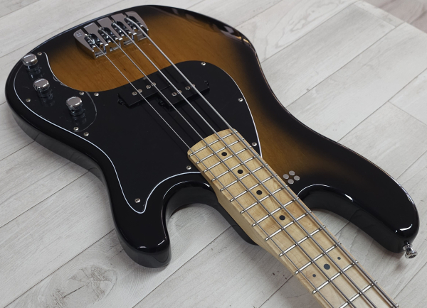 Preview: Sandberg California II VS4 Lionel Shortscale Greenline Custom, Highgloss Tobacco Sunburst