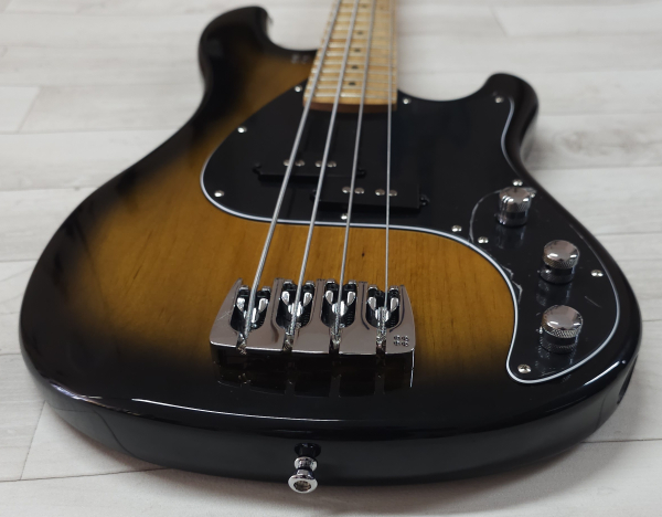Preview: Sandberg California II VS4 Lionel Shortscale Greenline Custom, Highgloss Tobacco Sunburst