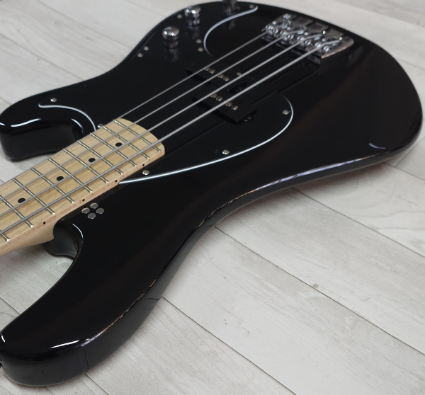 Preview: Sandberg California II VS4 Lionel Shortscale Greenline Custom, Highgloss Black