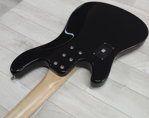 Sandberg California II VS4 Lionel Shortscale Greenline Custom, Highgloss Black