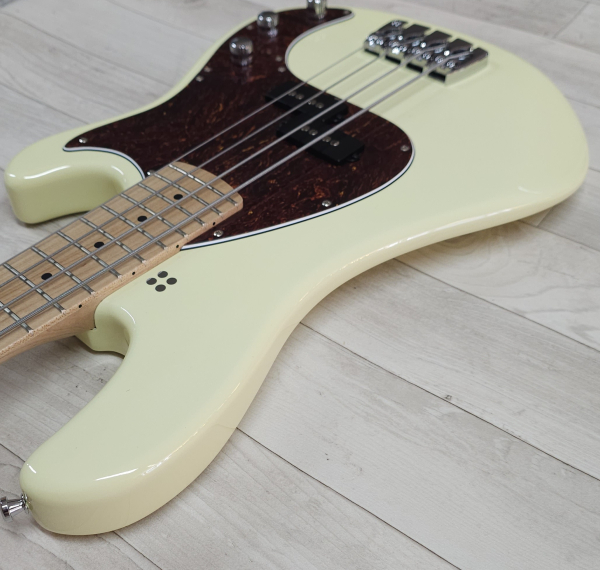 Preview: Sandberg California II VS4 Lionel Shortscale Greenline Custom, Highgloss Creme
