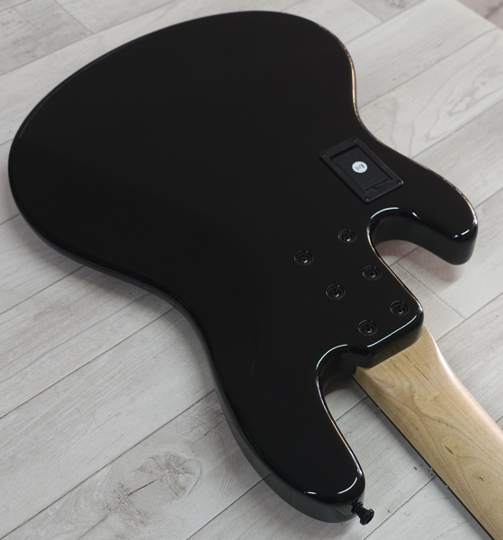 Sandberg California II TM5 Ebony Fretless, Black Highgloss