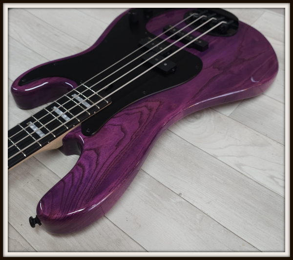 Lakland Skyline 44-64 Custom GZ Geezer Butler, Translucent Purple Gloss