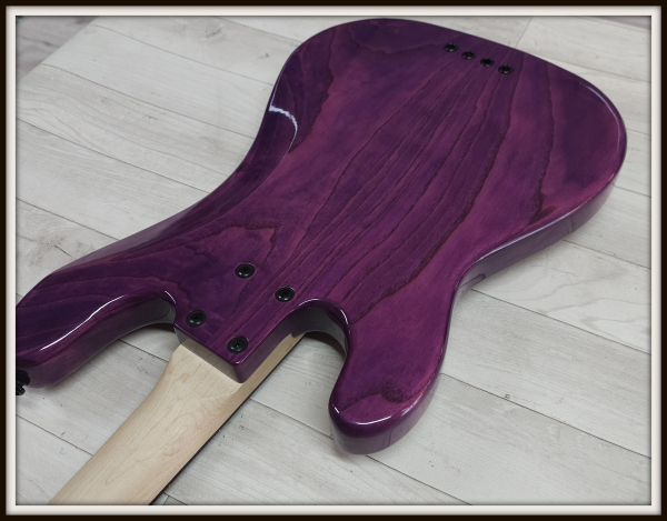 Lakland Skyline 44-64 Custom GZ Geezer Butler, Translucent Purple Gloss