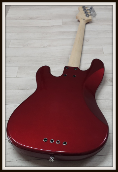 Lakland Skyline 44-64C Custom, Candy Apple Red Gloss
