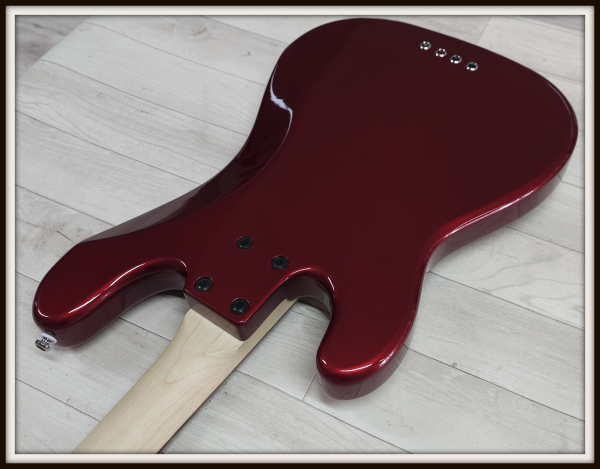 Lakland Skyline 44-64C Custom, Candy Apple Red Gloss