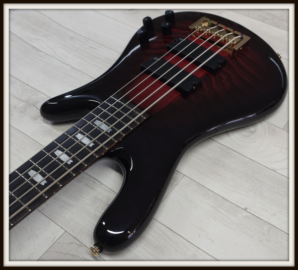 Preview: Spector Icon NS-5 Neck-Through, Purple Cherry