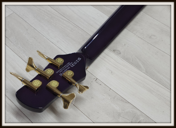 Spector Icon NS-5 Neck-Through, Purple Cherry