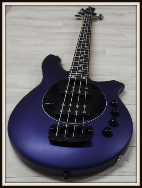 Sterling by Music Man Bongo 4, Firemist Purple Satin