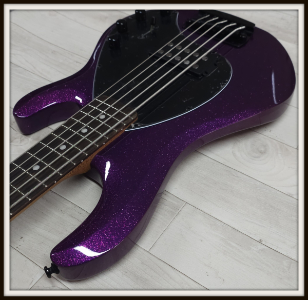 Preview: Sterling by Music Man StingRay 5 Ray35 H, Purple Sparkle