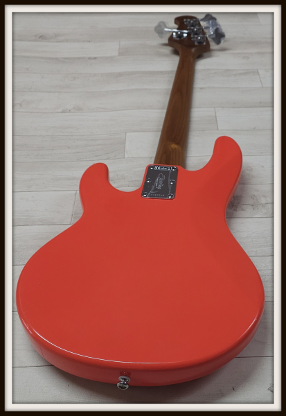 Sterling by Music Man Stingray SS4 Shortscale, Fiesta Red