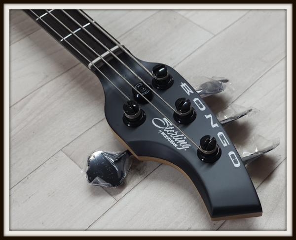 Sterling by Music Man Bongo 4, Stealth Black