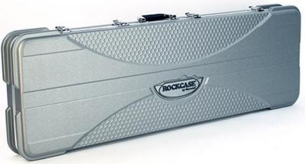 Preview: Rockcase Premium Line Electric Bass ABS Case, Rectangular, Silver