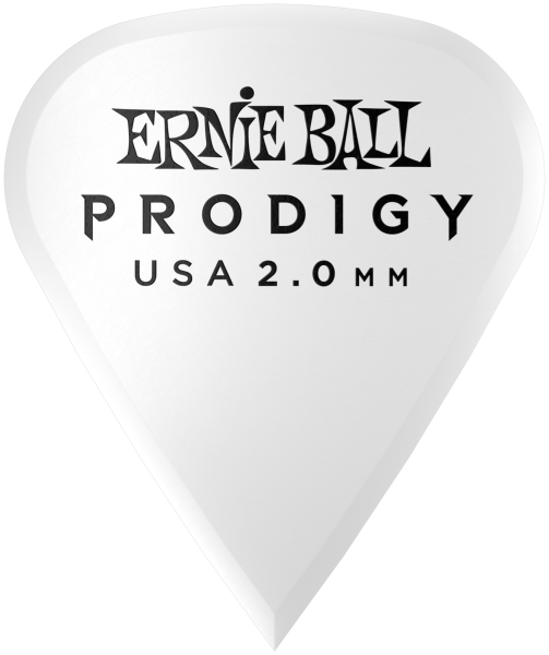 Ernie Ball 9341 Prodigy Sharp Plektren, 2.00mm, 6 Stück
