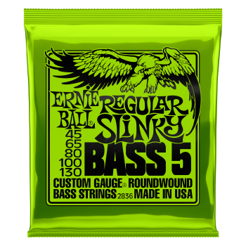 Ernie Ball 2836 E-Bass Strings, 45-130