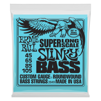 Ernie Ball 2849 Super Long Scale E-Bass Strings, 45-105