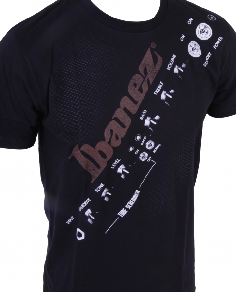 Ibanez IT11DIABK-S Merchandise T-Shirt "Tube Screamer" Schwarz, Größe S