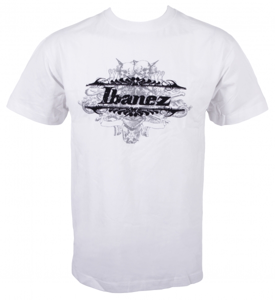 Ibanez IT110-L Merchandise T-Shirt "Tribal" Weiß, Größe L