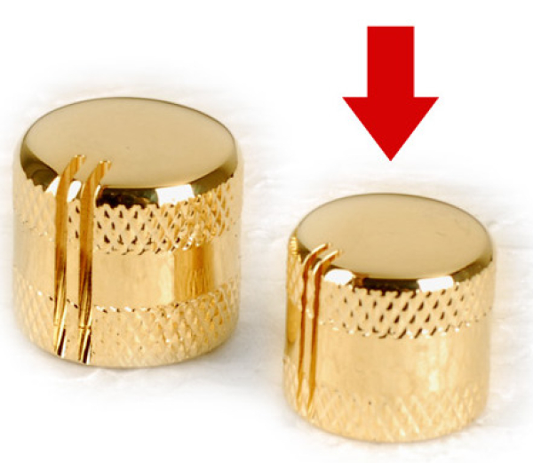 Sandberg Tone Potiknopf Klein, Gold