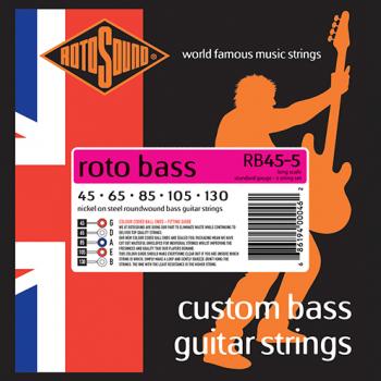 Rotosound RB45-5 Bass Strings, 45-130