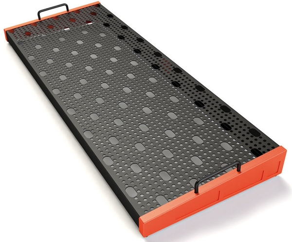 Preview: Temple Audio Design Duo 34 Pedalboard, Temple Red