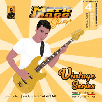 Markbass Vintage Series Flatwound Strings, 45-105