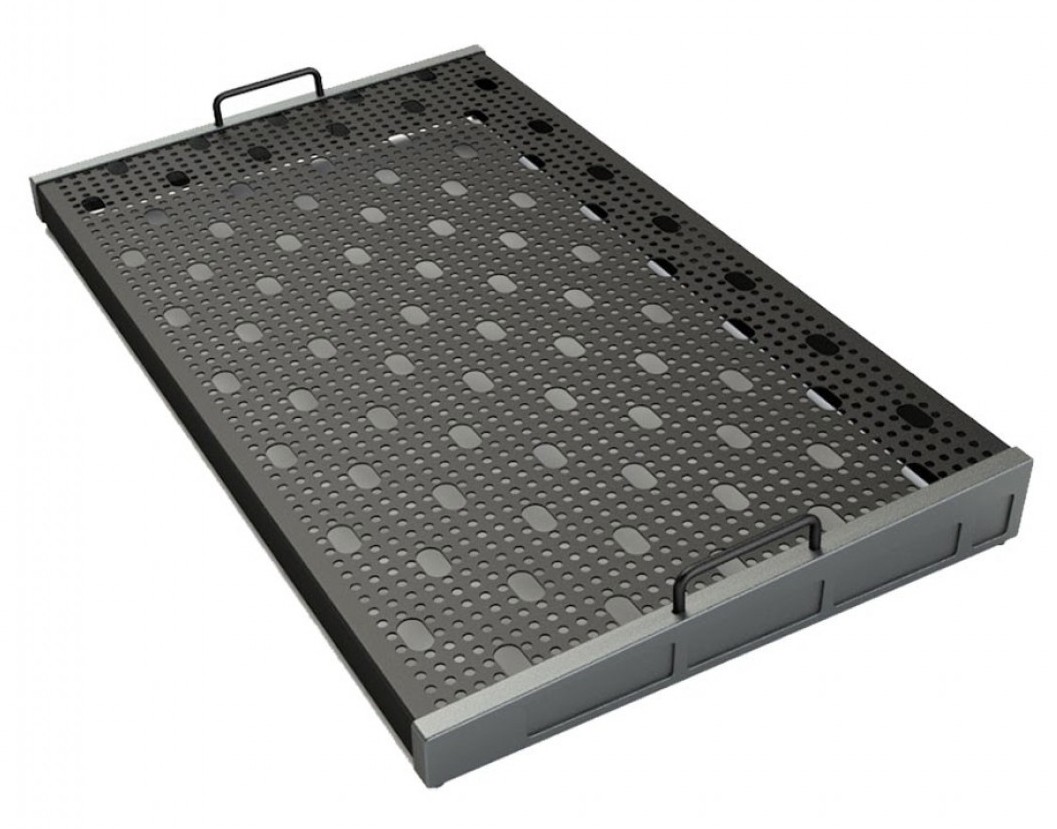 Beyers-Bass - Temple Audio Design Trio 28 Pedalboard, Gunmetal Grey
