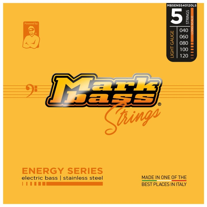 Markbass Energy Series Stainless Steel Strings, 40-120