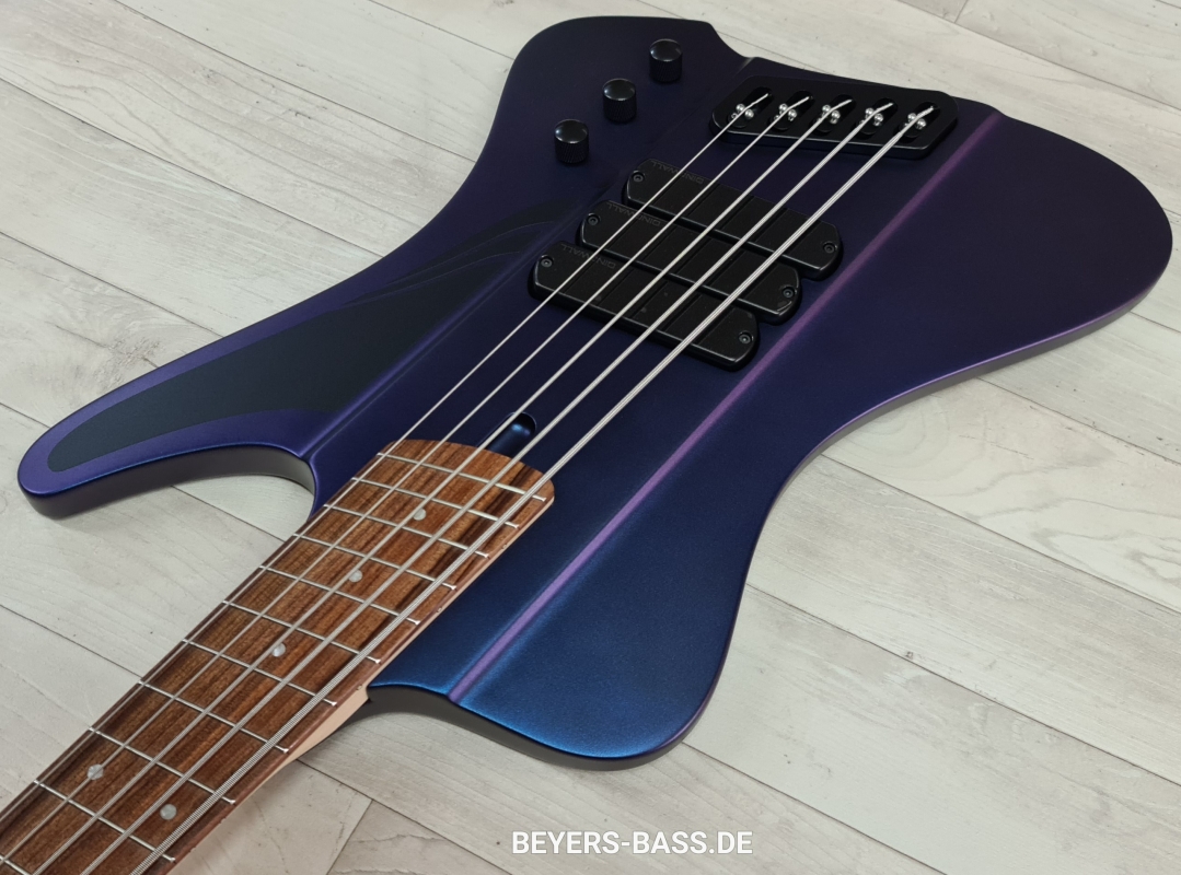Dingwall D-Roc Standard 5 PF, Blue to Purple Colorshift