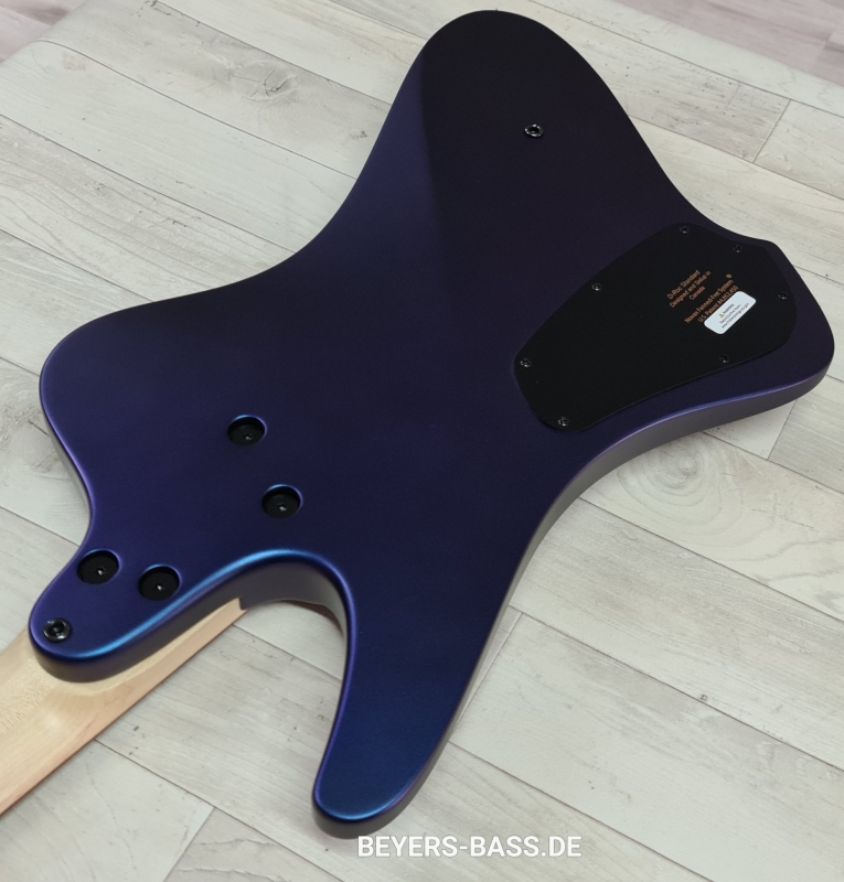 Dingwall D-Roc Standard 5 PF, Blue to Purple Colorshift