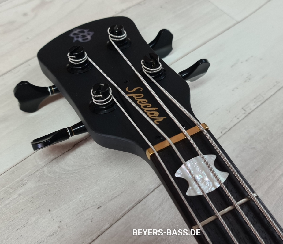 Spector Euro 4 LX, Black Stain Matte, Lefthand