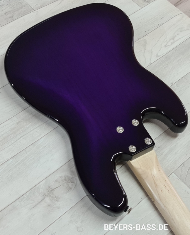 G&L USA Fullerton Deluxe JB4 Jazz Bass, Purpleburst