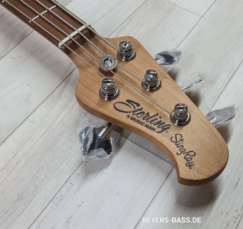 Sterling by Music Man StingRay Ray34 HH, Daphne Blue