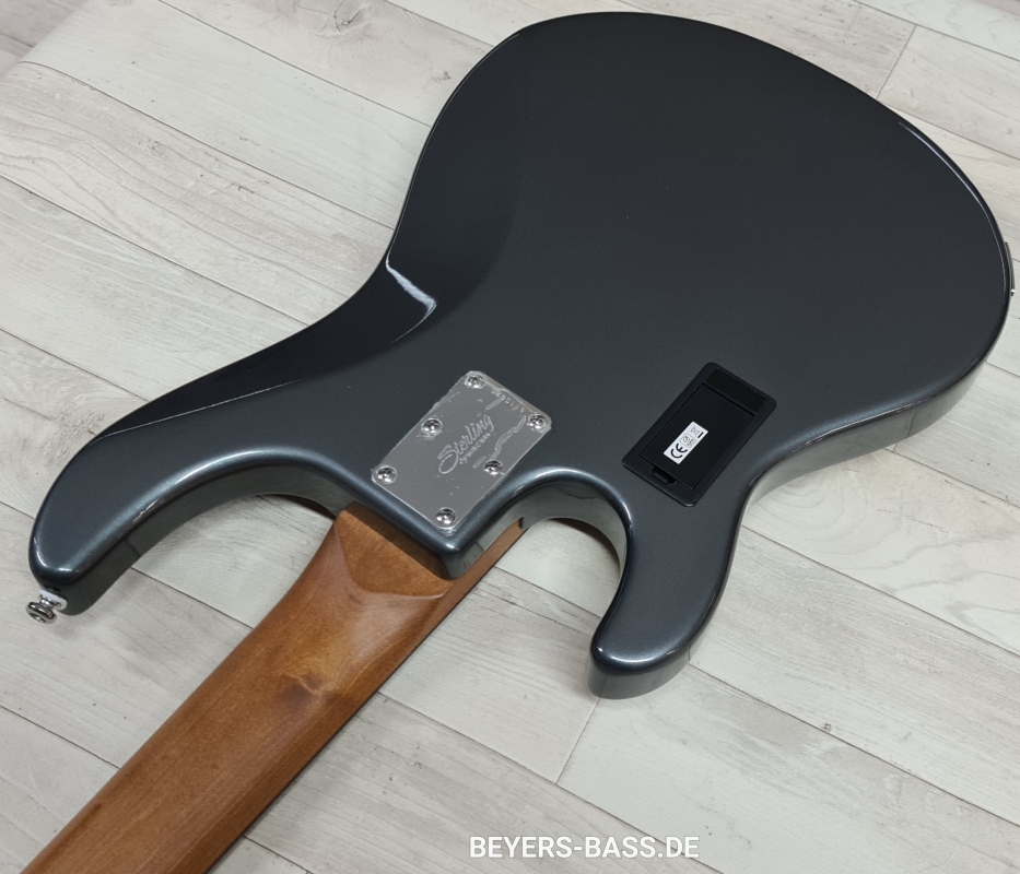 Sterling by Music Man StingRay Ray35 HH, Charcoal Frost