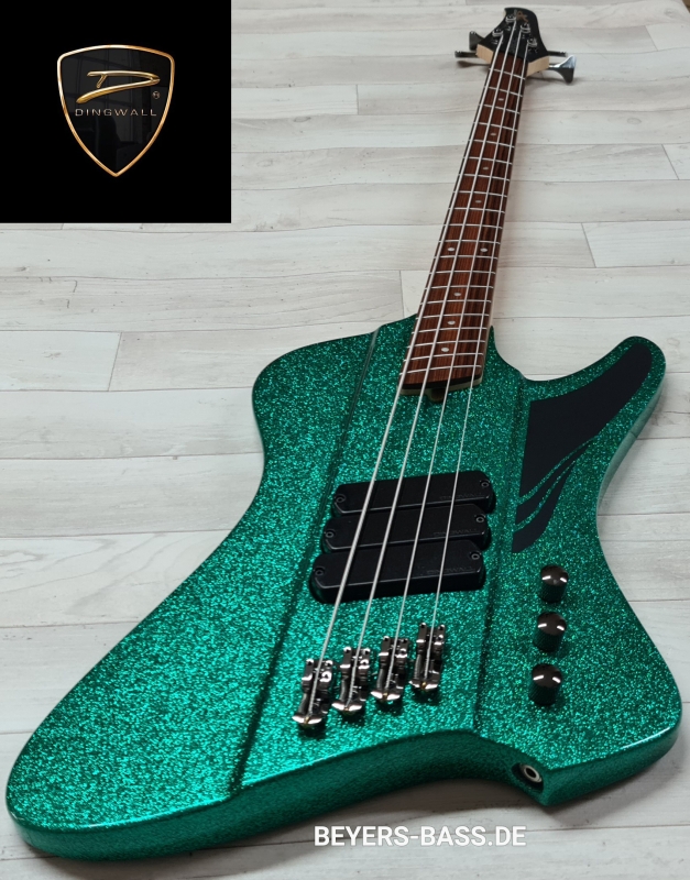 Dingwall D-Roc Standard 4 PF, Aquamarine Metalflake