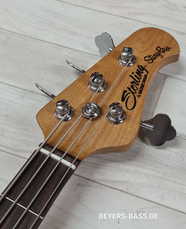 Sterling by Music Man StingRay Ray34 HH, Charcoal Frost