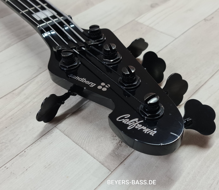 Sandberg California II VT5 Ebony Custom 3-EQ, Soft Aged Gold