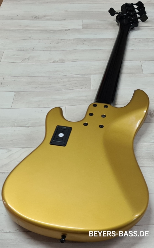 Sandberg California II VT5 Ebony Custom 3-EQ, Soft Aged Gold
