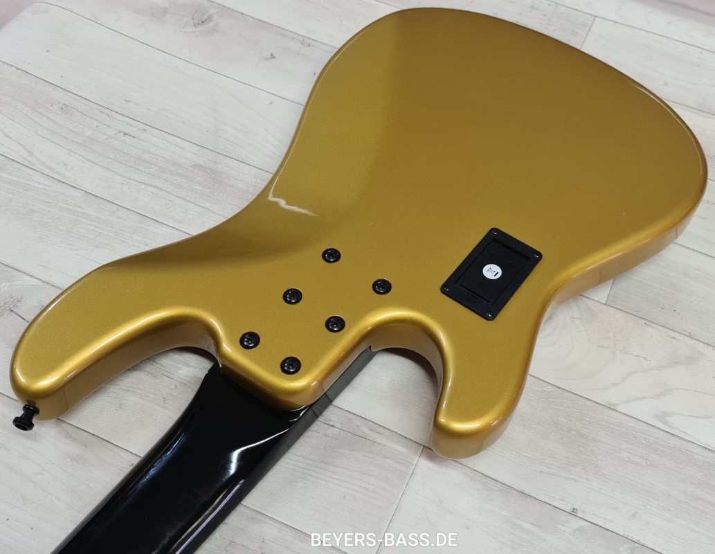 Sandberg California II VT5 Ebony Custom 3-EQ, Soft Aged Gold
