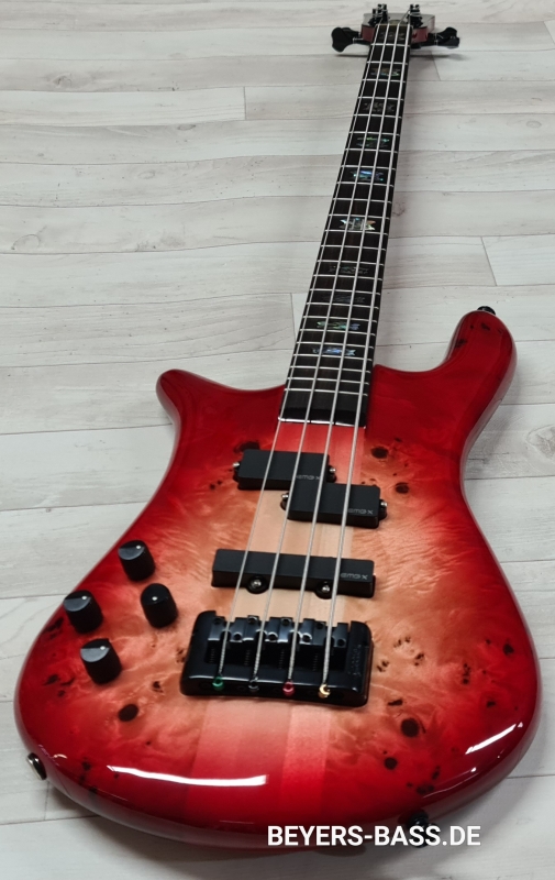 Spector Euro 4 CST, Natural Red Burst Gloss, Linkshänder