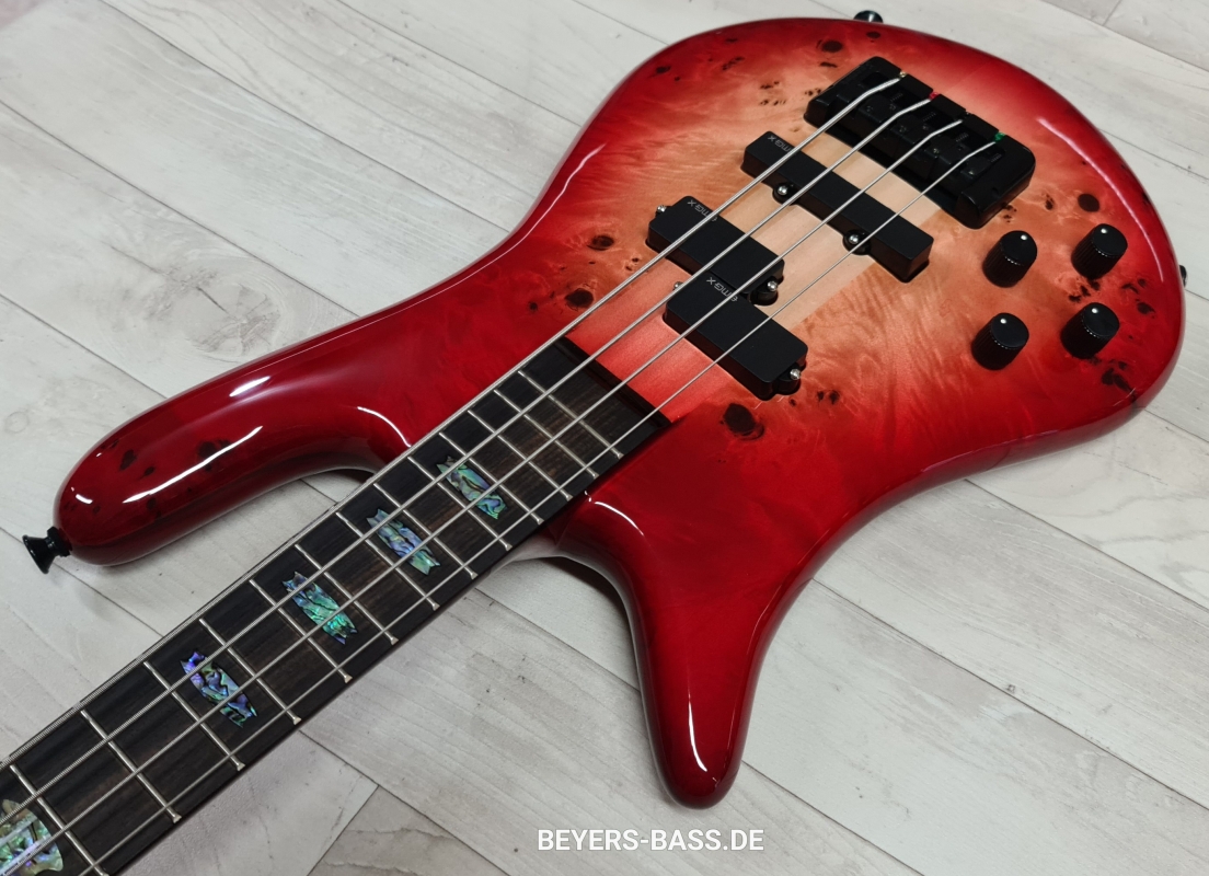 Spector Euro 4 CST, Natural Red Burst Gloss, Linkshänder