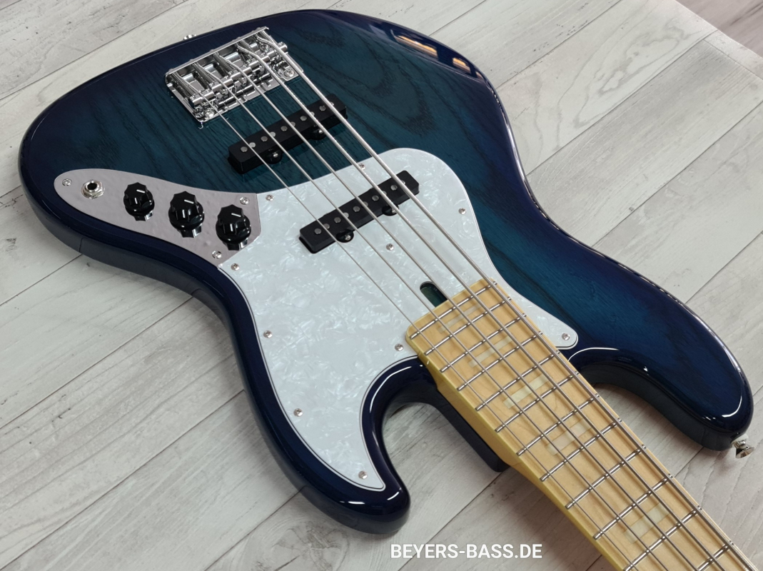 FGN Neo Classic JB-100 5-Saiter, See-Thru Blue Burst