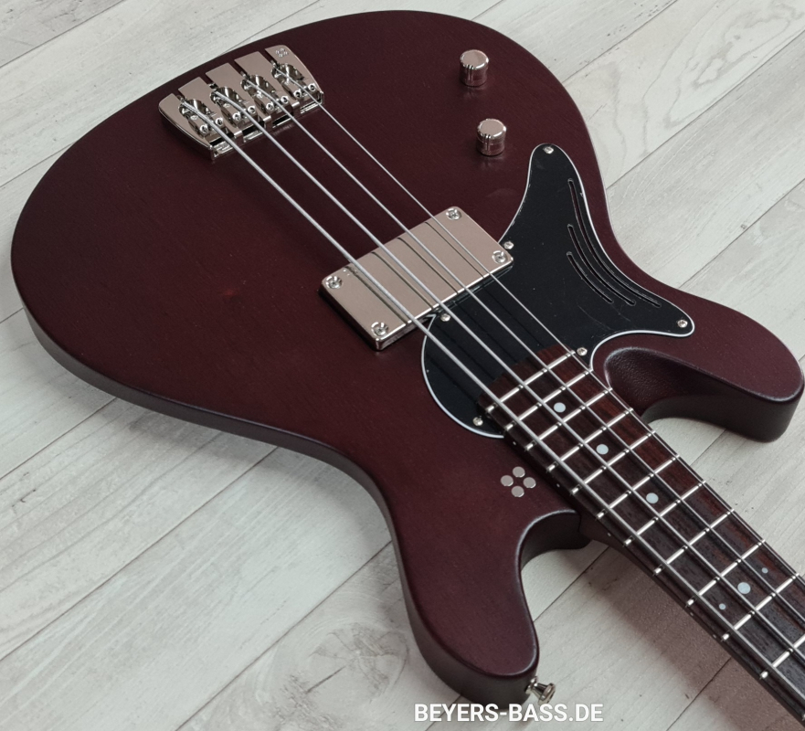 Sandberg Florence Bass, Open Pore Mahogany, Lefthand