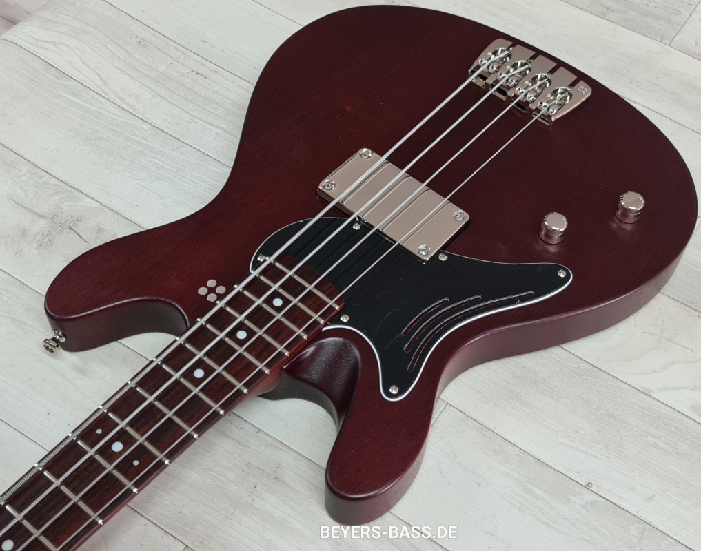Sandberg Florence Bass, Open Pore Mahogany, Lefthand