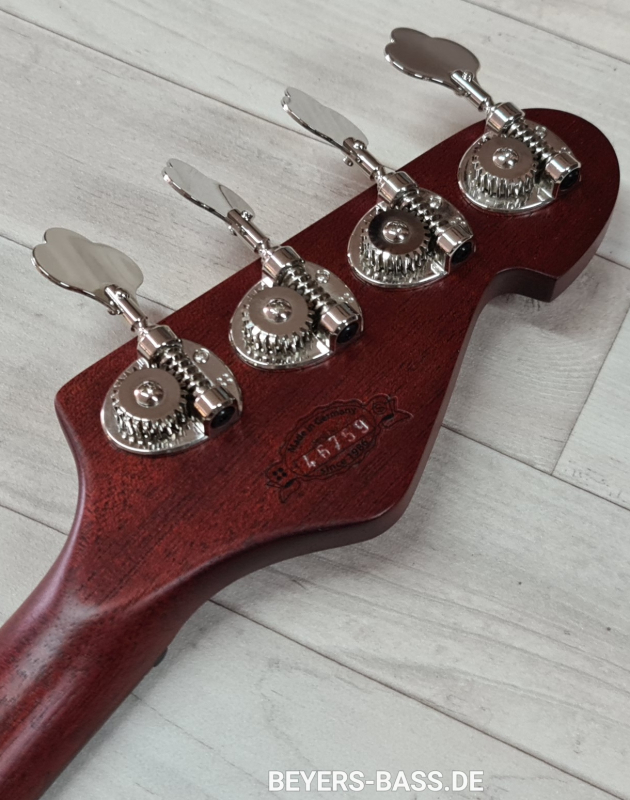 Sandberg Florence Bass, Open Pore Mahogany, Lefthand