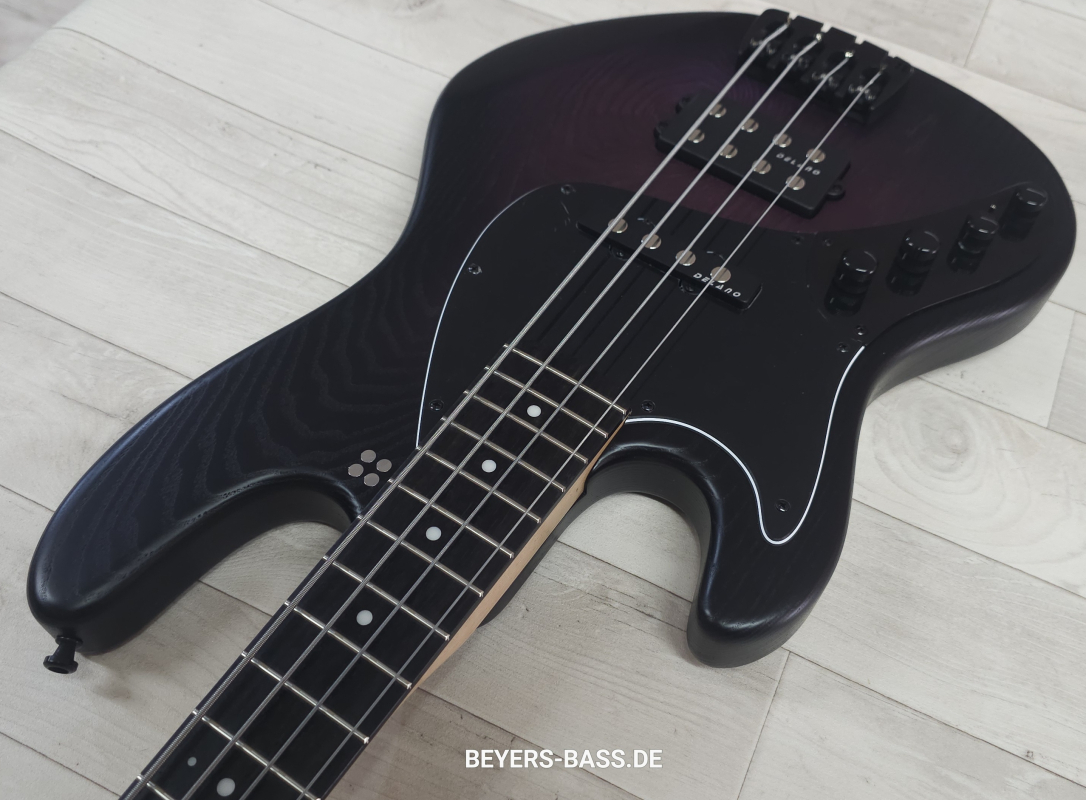 Sandberg California II TM4 Ebony, Open Pore Violetburst, Linkshänder
